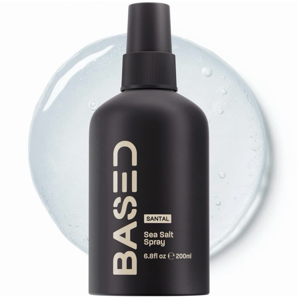 BASED Sea Salt Spray, Natural Finish Sea Salt Spray for Hair Volumizes 6.8 FL Oz